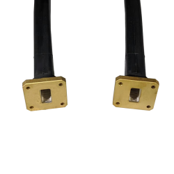 WR34 Flexible Twistable Waveguide 24 Inches (ESAT-FW-34-24-N-03-03-R)