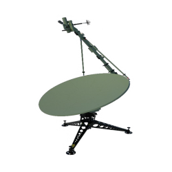 AvL Model 2020 2.0m Motorized Fly-Away SNG & Military Satellite Antenna