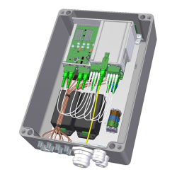 DEV 7186 Alpha Outdoor RF over Fiber Chassis, up to 8 Channels