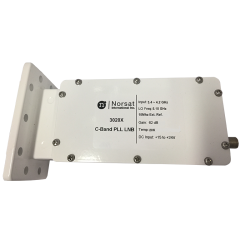 Norsat 3020XF – C-Band Single-Band External Reference PLL LNB, F-Type (75Ω)