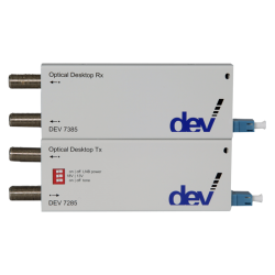 DEV 728x & 738x Desktop RF over Fiber Links, 47-2600 MHz