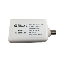 Norsat 4106CF – Ku-Band Single-Band DRO LNB, F-Type (75Ω)
