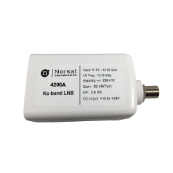 Norsat 4206AF – Ku-Band Single-Band DRO LNB, F-Type (75Ω)