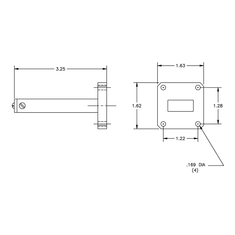 Wr90 waveguide termination