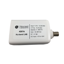 Norsat 4207AF – Ku-Band Single-Band PLL LNB, F-Type (75Ω)