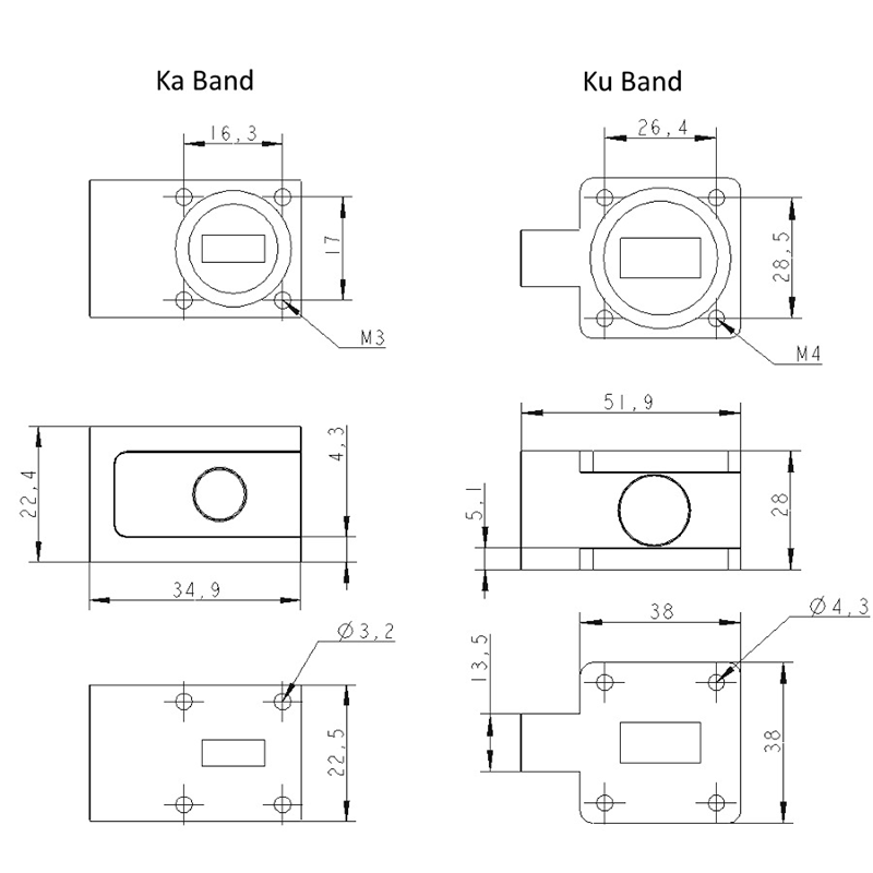 Smw Waveguide Isolators Esatcom Inc