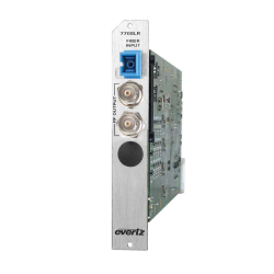 Evertz 7708LRA and 7708LR-H Wideband RF Fiber Receivers