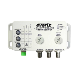 Evertz 2406LR Standalone Wideband RF Fiber Receiver, 88 MHz–3 GHz