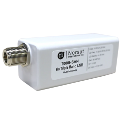 Norsat 7100HUBF – Ka-Band Quad-Band PLL LNB, F-Type (75Ω)