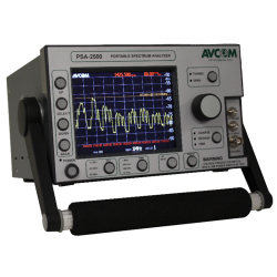 AVCOM PSA-2500 Portable Wideband Spectrum Analyzer